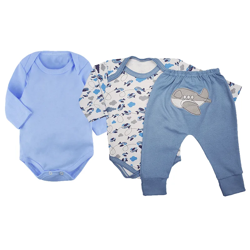 Roupa De Bebê Saída De Maternidade Menina Menino Kit 3 Peças