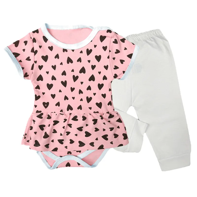 Conjunto 2 Peças Presente Body Vestido Balonê E Mijão Menina