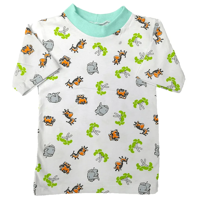 Kit Bebê 4 Peças Body Camiseta Curta e Longa Várias Estampas