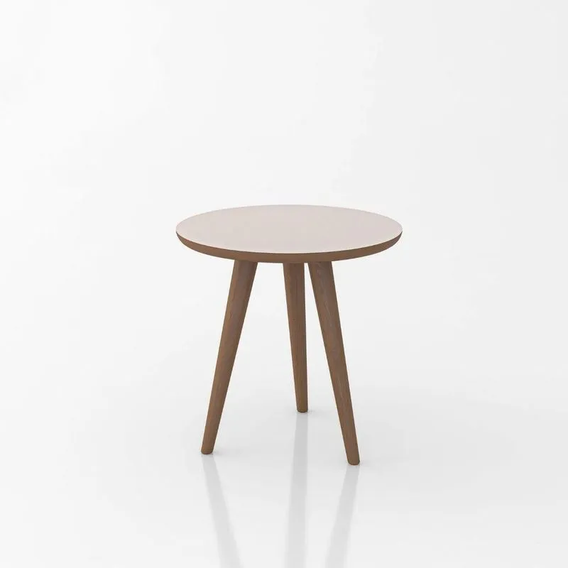 Mesa Lateral Orquídea Off White