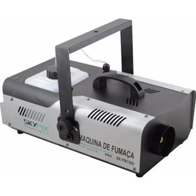 Maquina De Fumaça 1500w 220v Dmx Com Controle Skypix