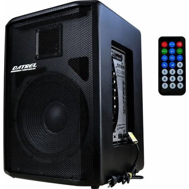 Caixa De Som Ativa 12 250W Com Bluetooth Bivolt Pop 12 Preta Datrel