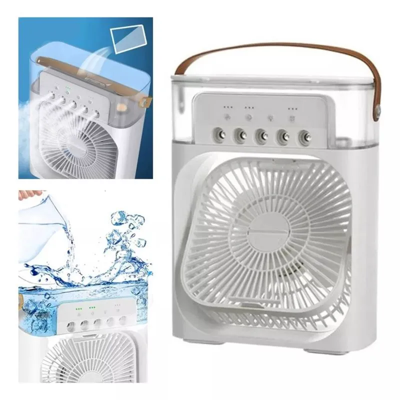 Ventilador Climatizador Usb Portátil Umidificador