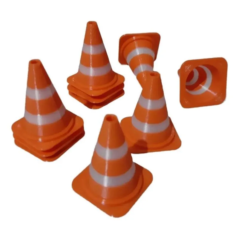 Mini Cones Brilham No Escuro Para Pistas Hot Wheels Kit 10 Uni
