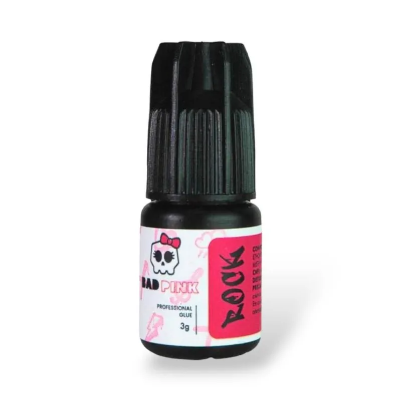 Cola Adesivo Rock Para Extensão De Cilíos 3ml - Bad Pink