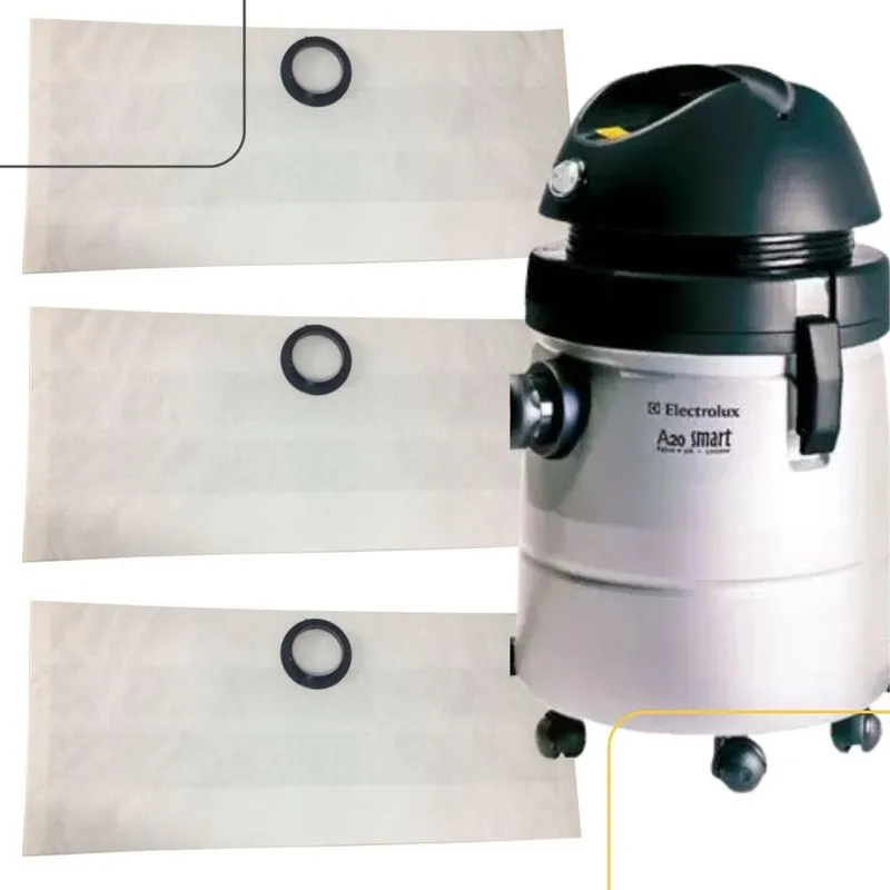 Saco para Aspirador De Pó Electrolux Descartável A20 Smart (antigo) com bocal de encaixe 65 mm