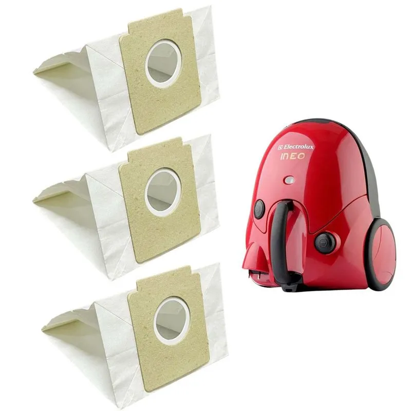 Kit 03 Saco p/Aspirador de Pó Electrolux Neo / Listo /Pet Lover Refil Compatível Coletor Descartável