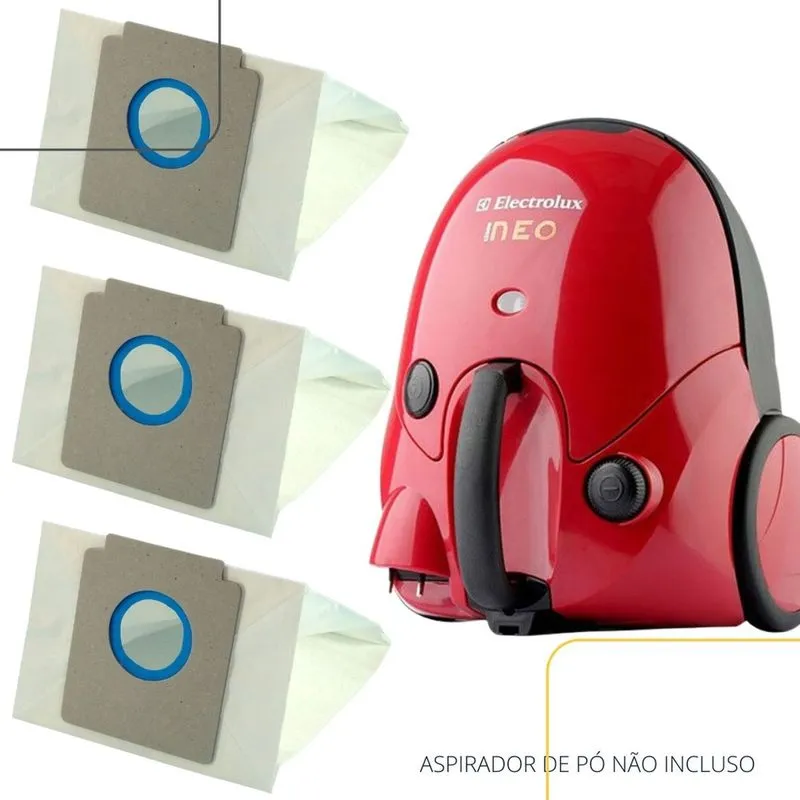Saco Aspirador Pó Electrolux-Neo10 1200W Refil Kit c/03un