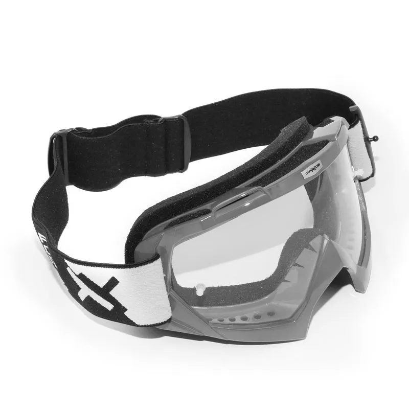 Oculos Motocross Trilha Mattos Racing Combat Cristal Cinza