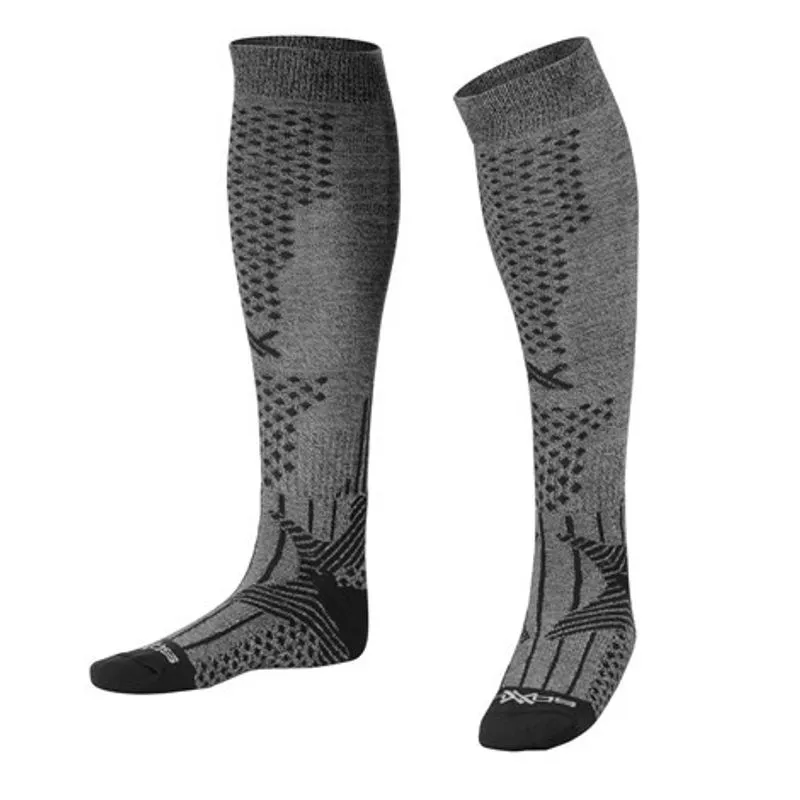 Meia motocross mattos racing mx 2 preto cinza p/m