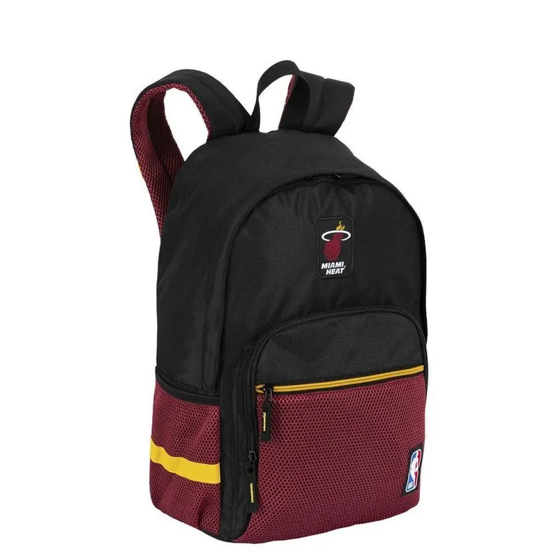 Mochila De Costas Miami Heat Nba Escolar Juvenil Passeio