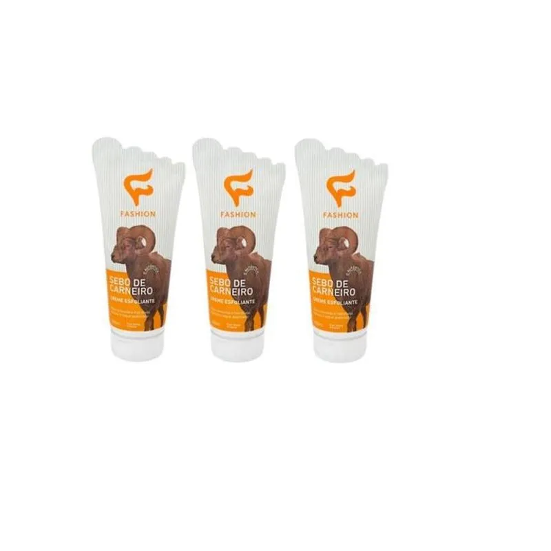 Kit Com 3 Sebo De Carneiro Creme Esfoliante - Fashion