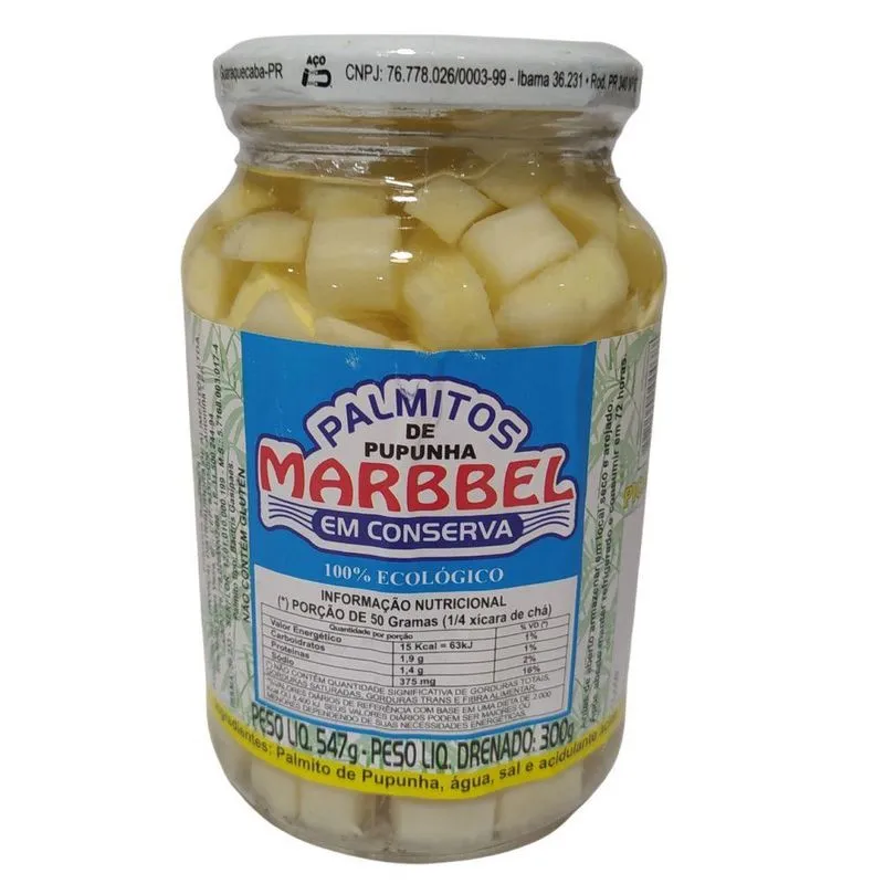 Palmitos De Pupunha Marbbel