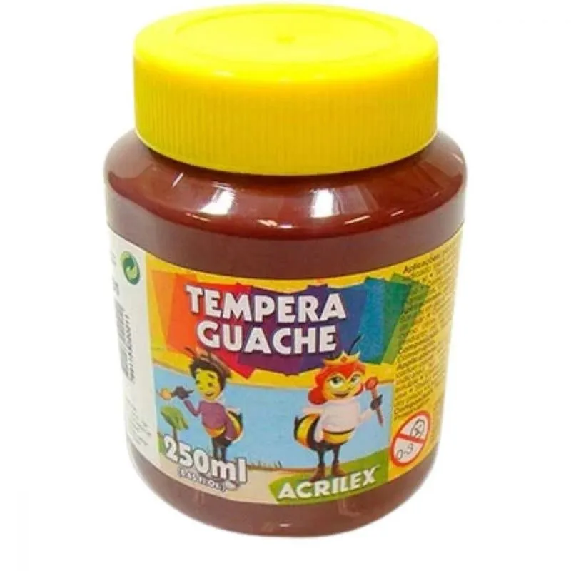 Tinta Guache Marrom 250ml Acrilex