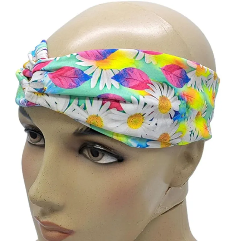 Handband Modelo Turbante Faixa De Cabelo Varias Cores 3 Unid