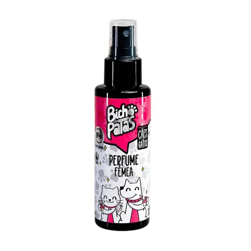 Perfume Fêmea Para Cães E Gatos - 120ml