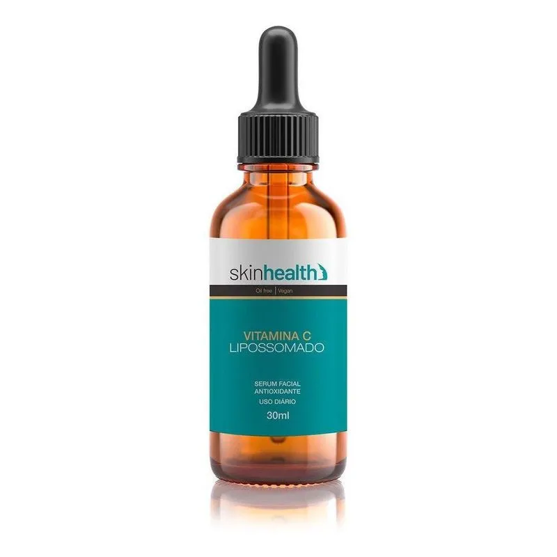Serum Facial Vegano Skin Health Vitamina C 30ml Rugas Anvisa