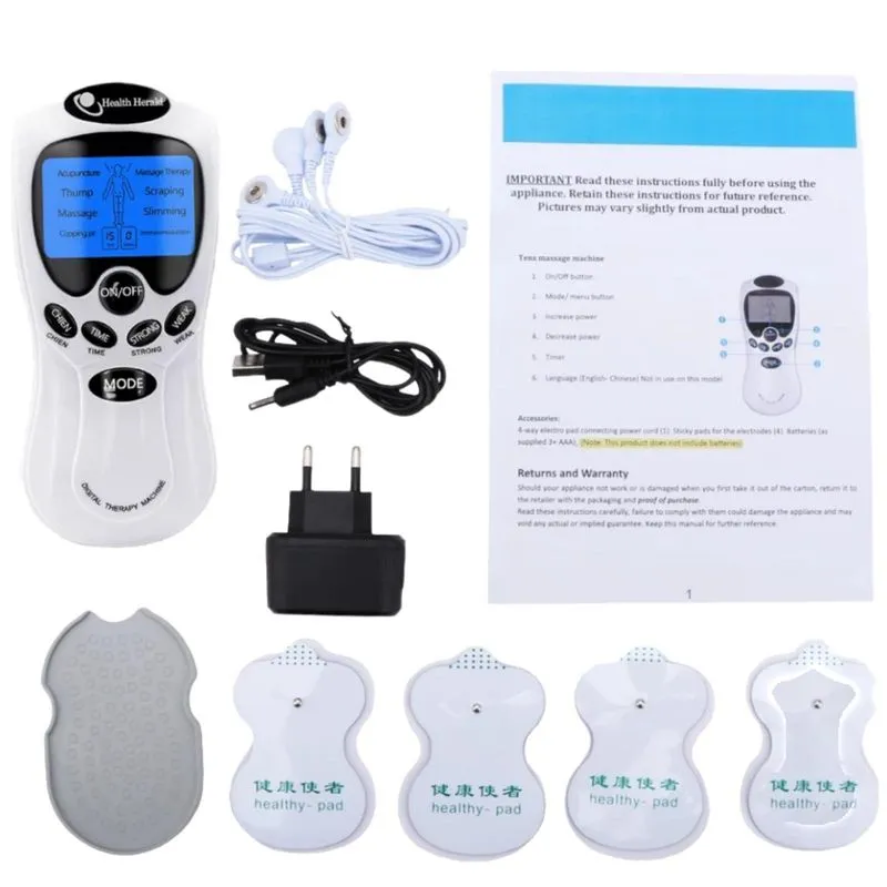 Massageador Tens E Ems Corporal Tratamento Dor Fisioterapia
