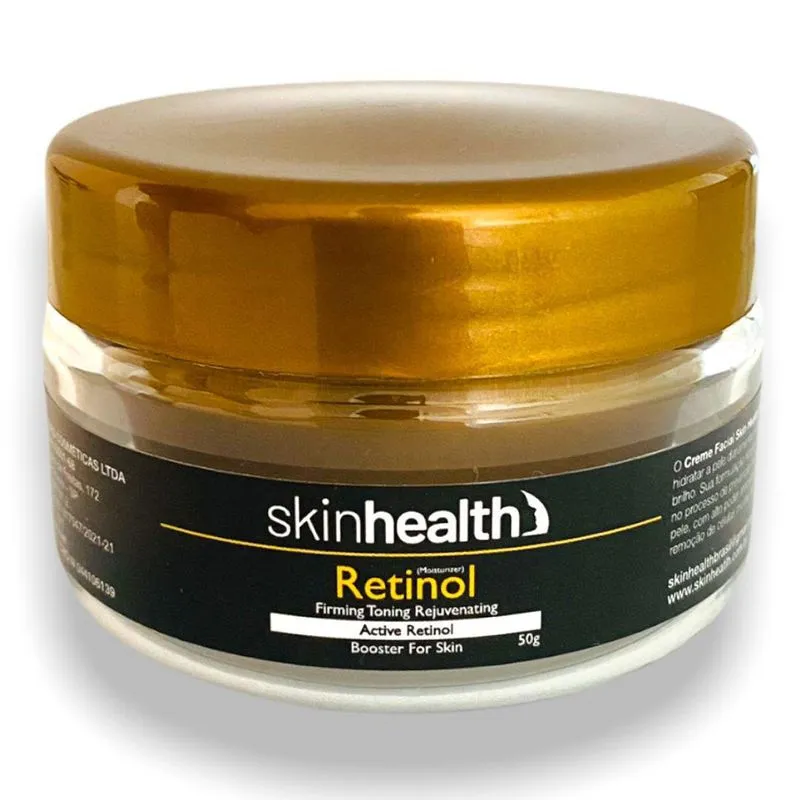 Creme Retinol Facial Hidratante Anti Rugas Flacidez Manchas
