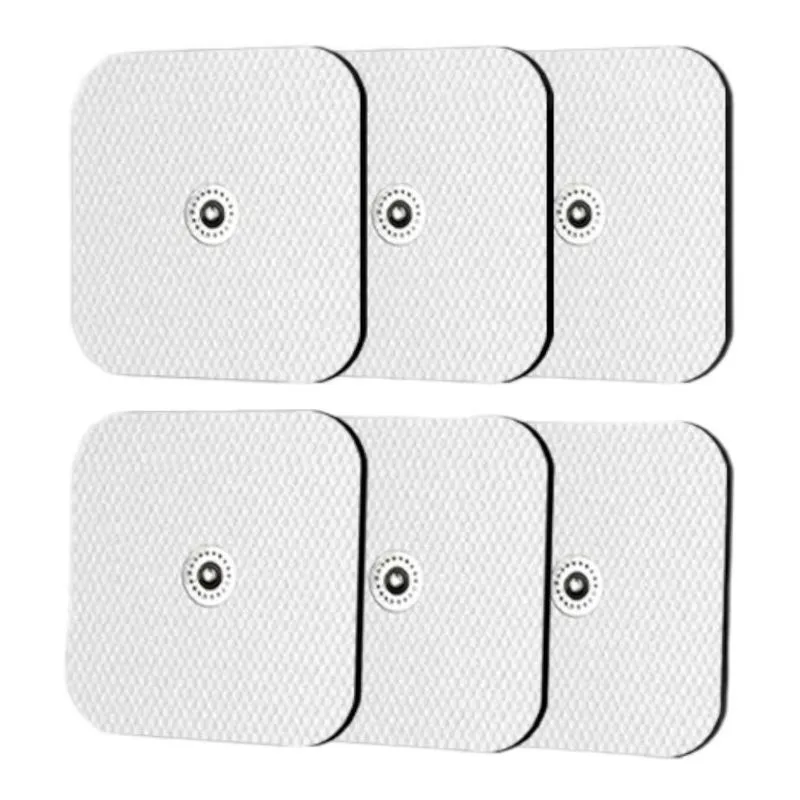 4x Eletrodo Reutilizável Silicone Pad Massageador Tens E Ems