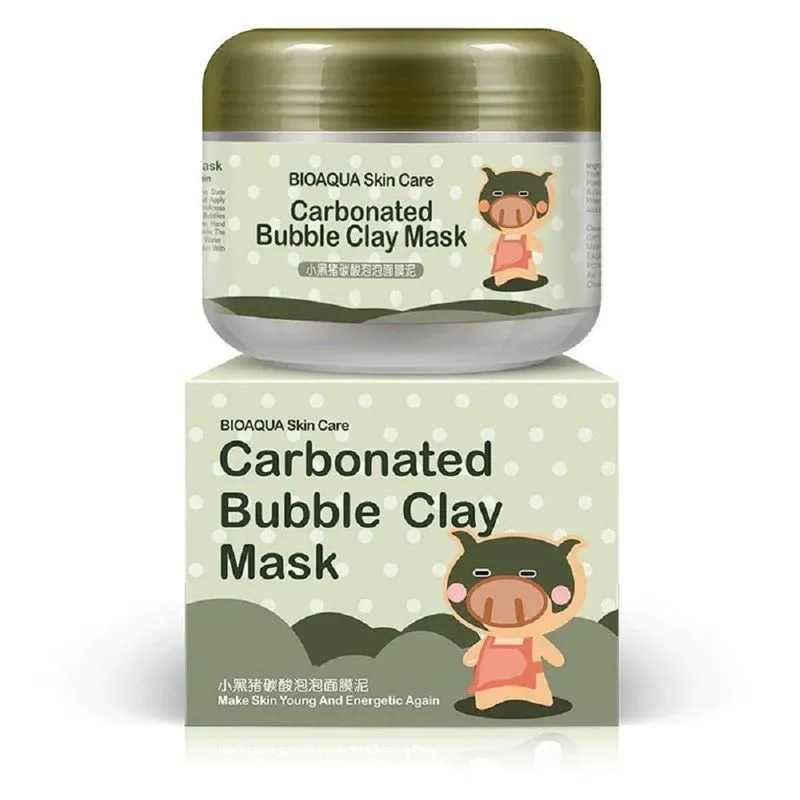Máscara Esfoliante Facial Que Faz Bolha Bubble Clay Detox