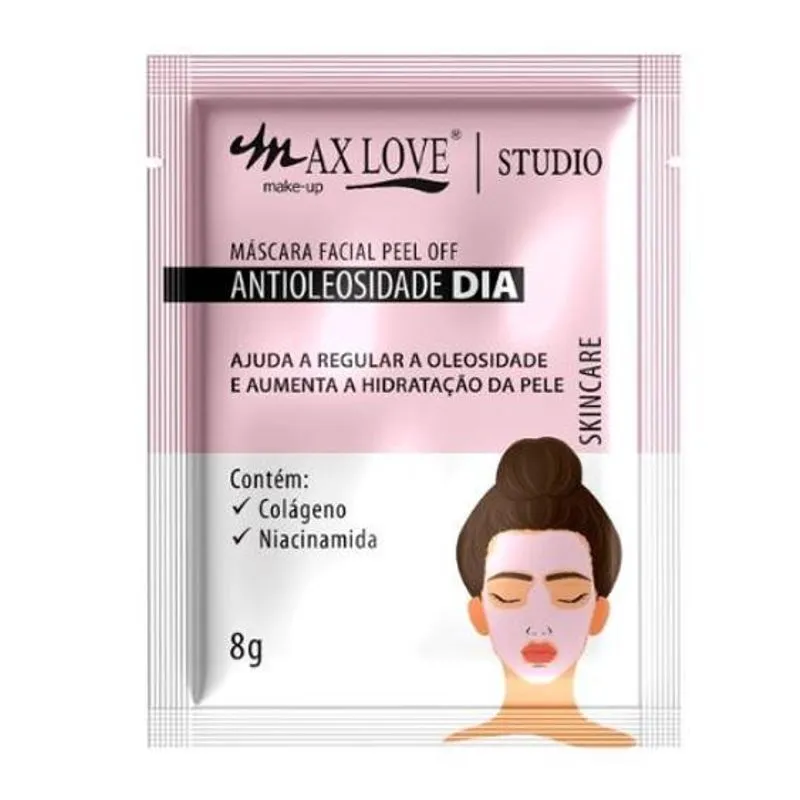 Mascara Facialpeel Off Antioleosidade Max Love