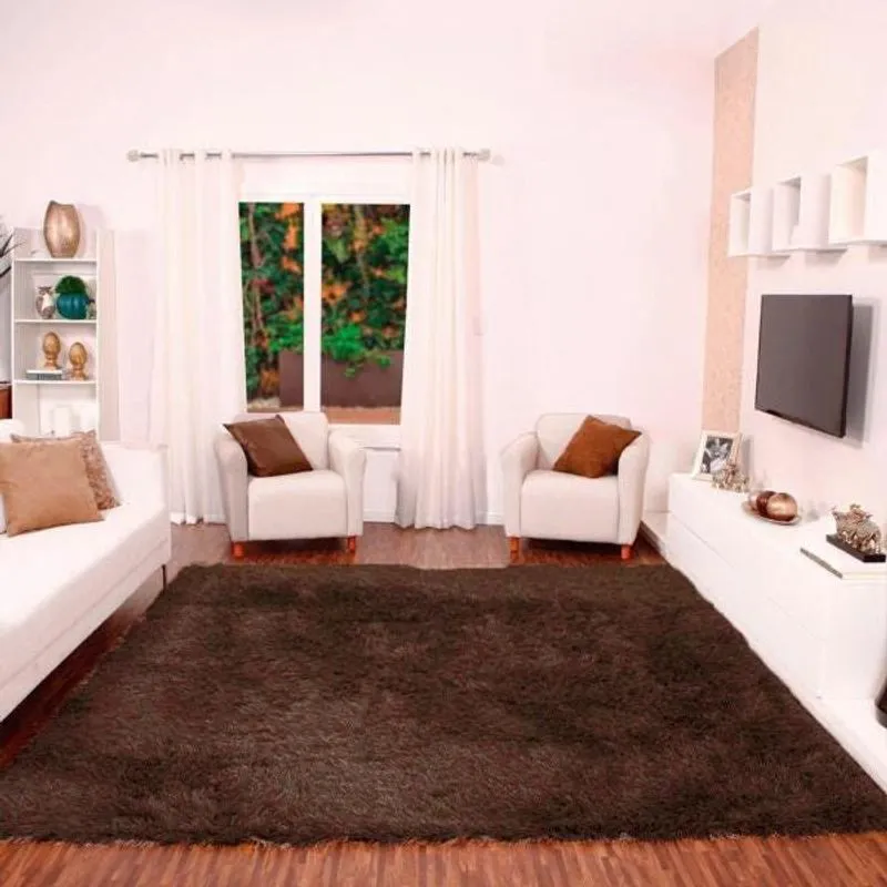 Tapete pra Sala/Quarto Festina Felpudo 1,00mx1,40m Cores Variadas Casen