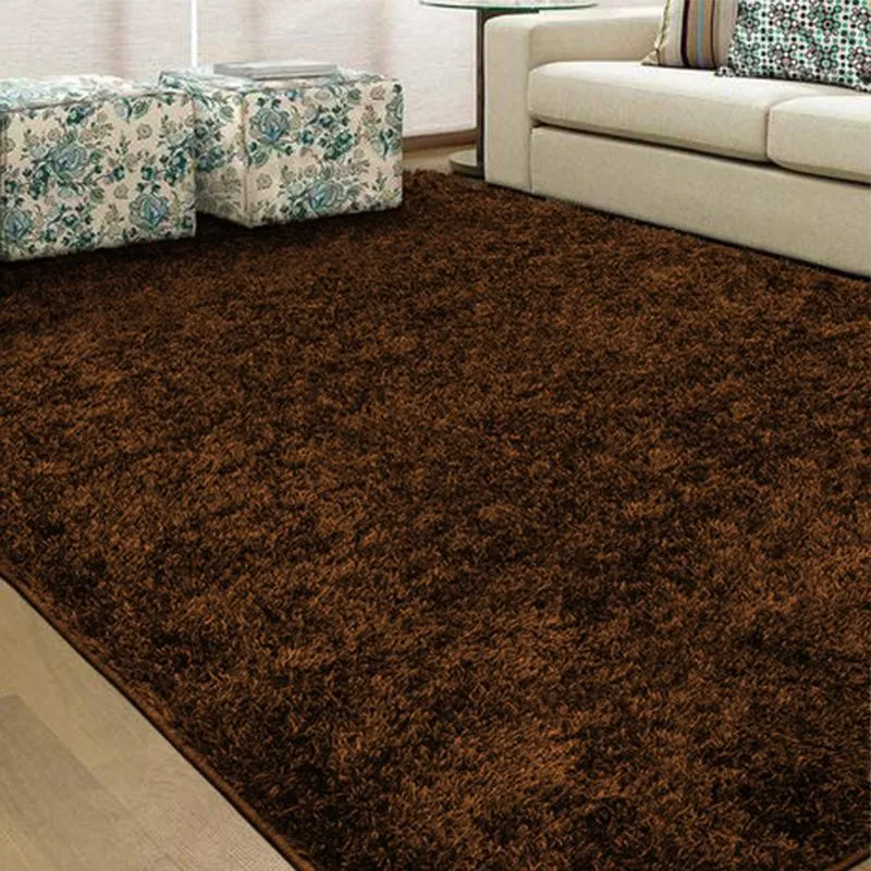 Tapete De Quarto Festina Felpudo 2,00mx2,40m Marrom Casu