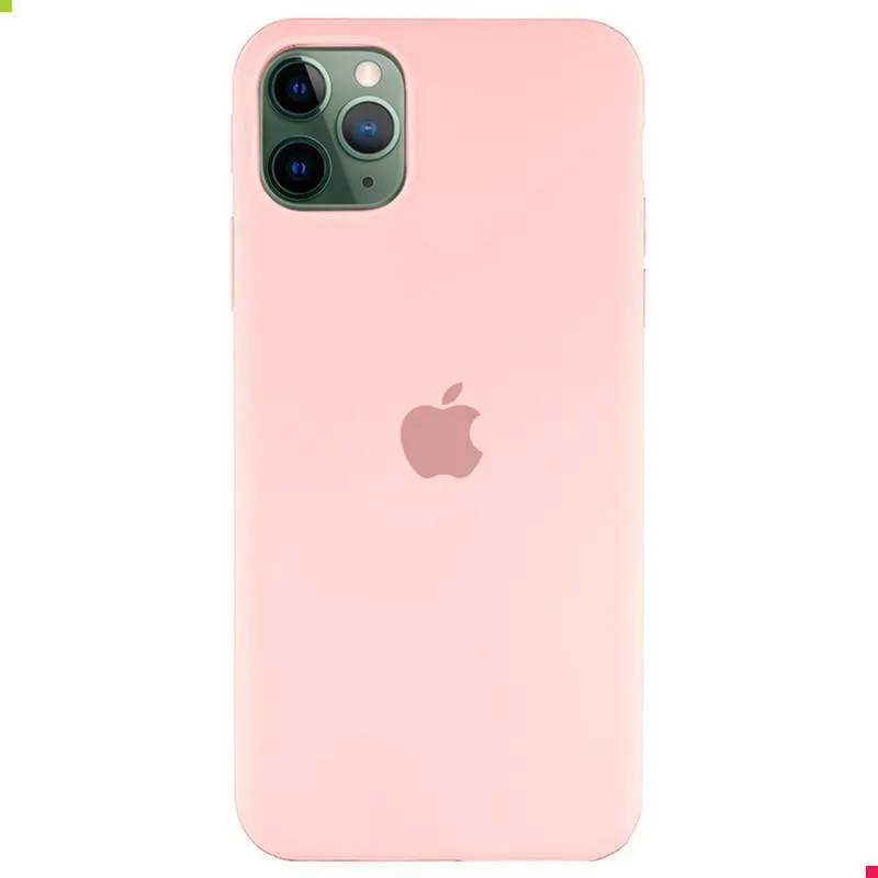 Capinha Iphone 11 Pro Max Silicone Aveludada Case Rosa Claro