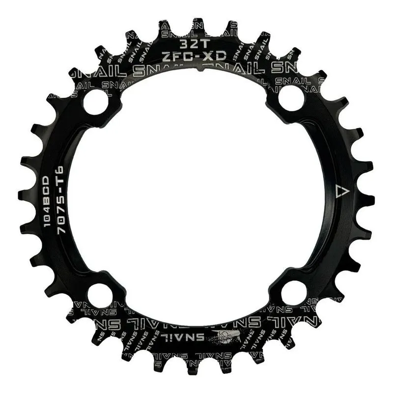 3x Coroa Única Narrow Wide Bcd 104 32-38 Dentes Mtb 104mm