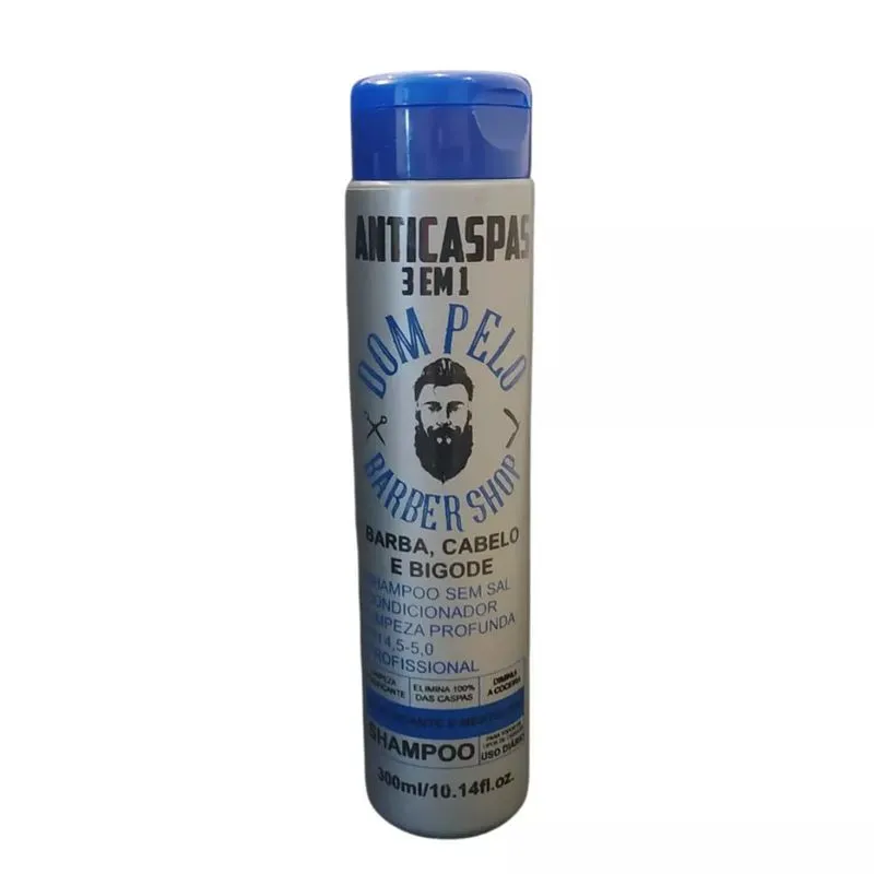 Shampoo Condicionador Dom Pelo Barba Cabelo Bigode 4 Unid