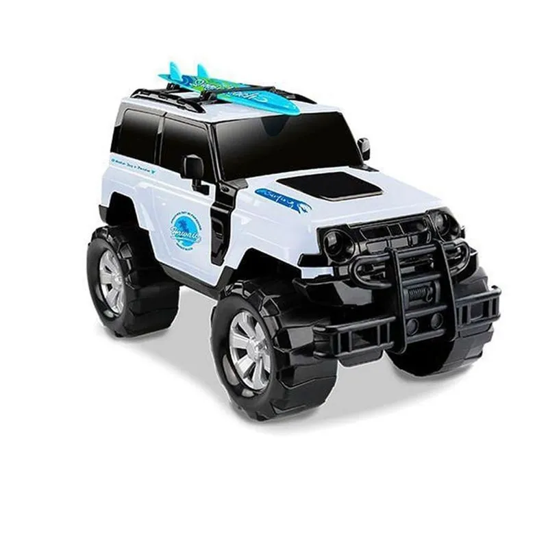 Carrinho Jipe Branco Com Prancha Render Force Infantil Roma