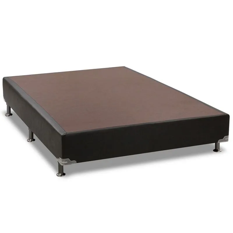 Cama Box Base Viúva Americana Courano Nero Black (128x188x23) - Ortobom