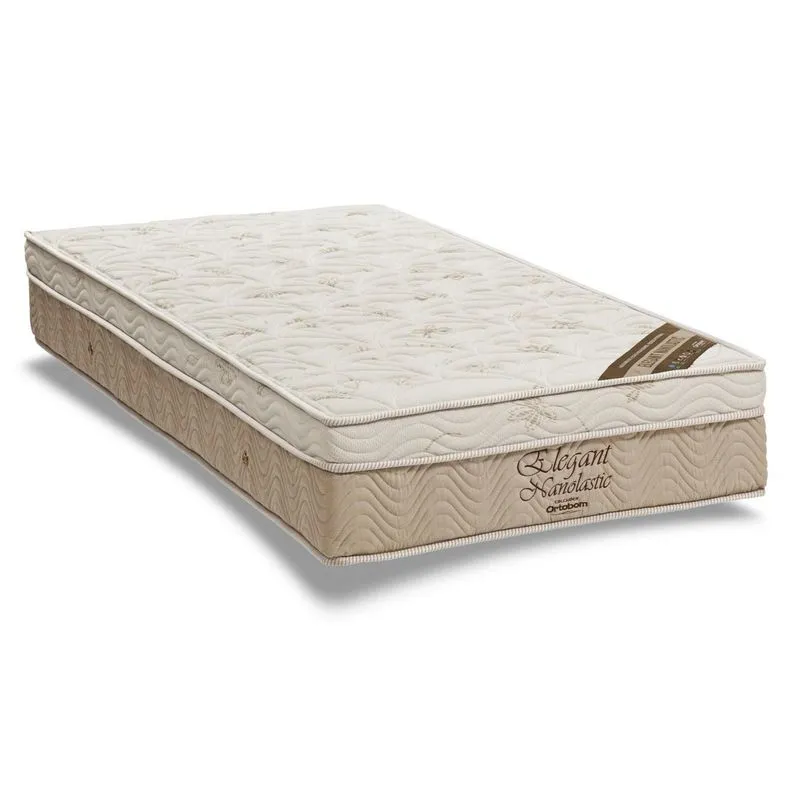 Colchão Ortobom Nanolastic Elegant Solteiro - 0,88x1,88x0,27