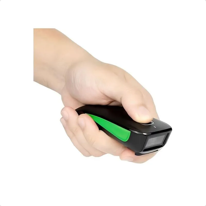 Scanner De Codigo De Barras 2d Sem Fio Bluetooth - Verde