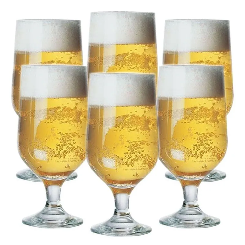 Taca De Cerveja Copo De Cerveja Jogo 380ml 6 Peças