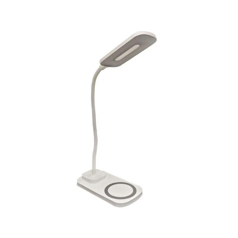 Luminária De Mesa Led Carregamento Indução Touch Articulável