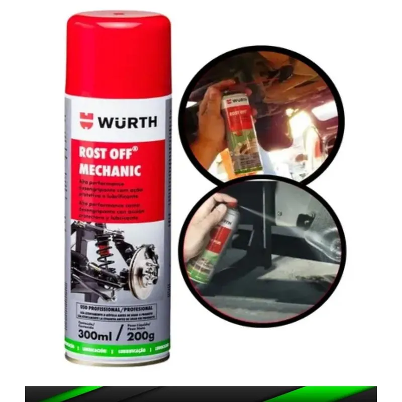 Oleo Desingripante Lubricante Rost Off Wurth Anticorrosivo
