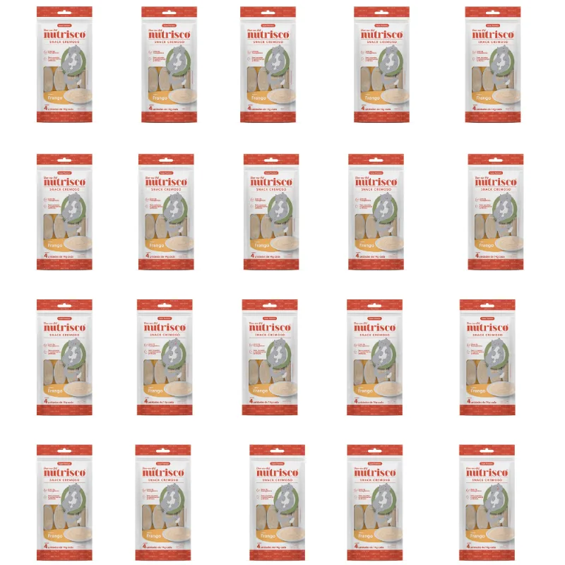 Kit 20un Snack Cremoso Nutrisco 56g Frango