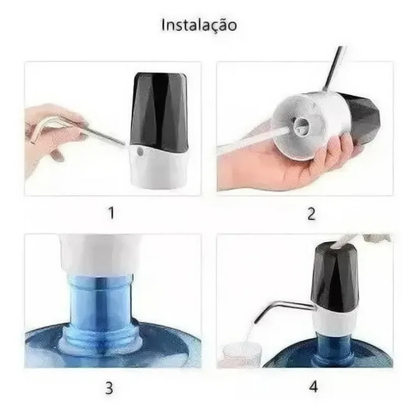 5 Bebedor Bomba Elétrica Touch P Garrafão Galão Água - Mafua Info