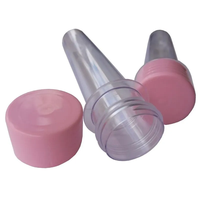 Tubetes 13 Cm - Pacote Com 50 Unidades De Plástico Com Tampa