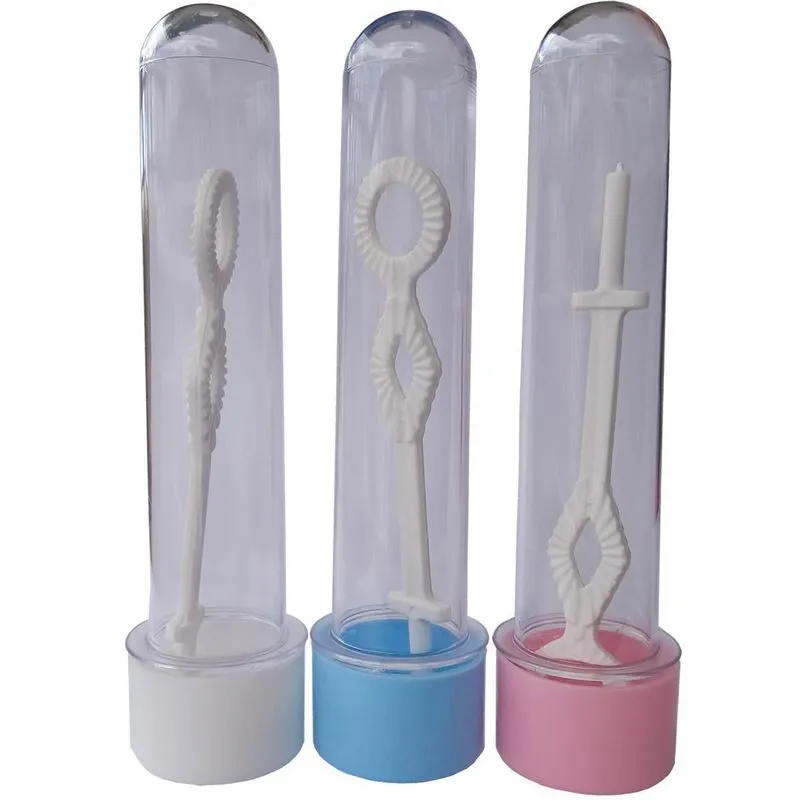 Tubo De Bolhas De Sabão Plástico - 10und