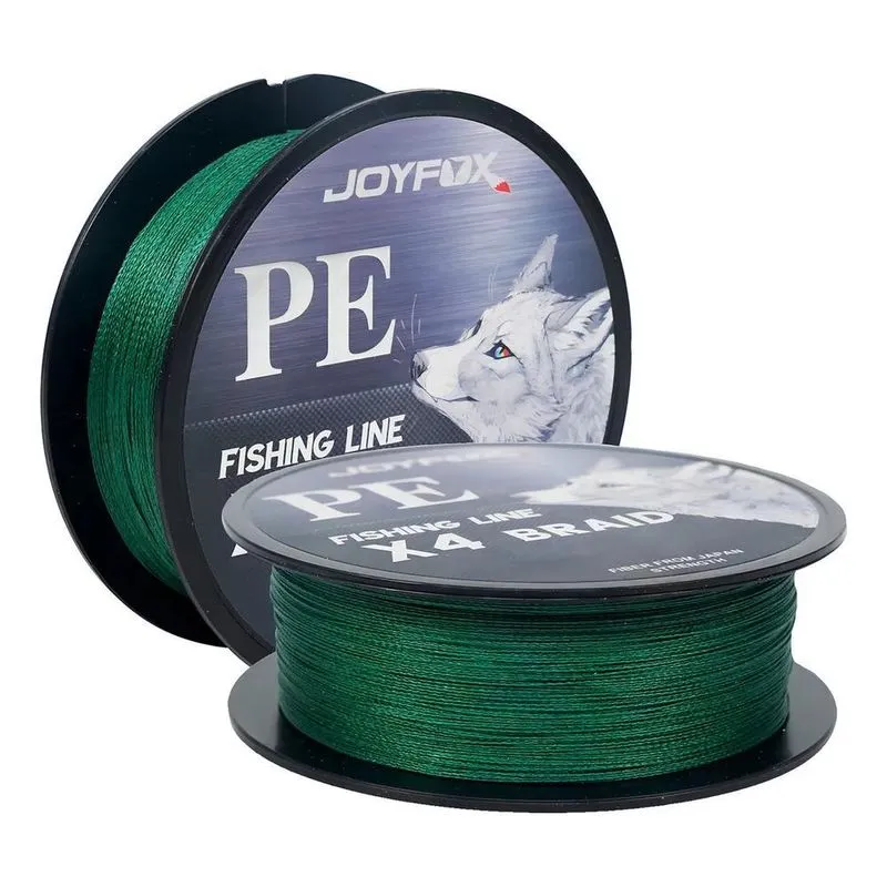 Linha De Pesca Joyfox Multifilamento 4fio Verde 500m 4x 0.28