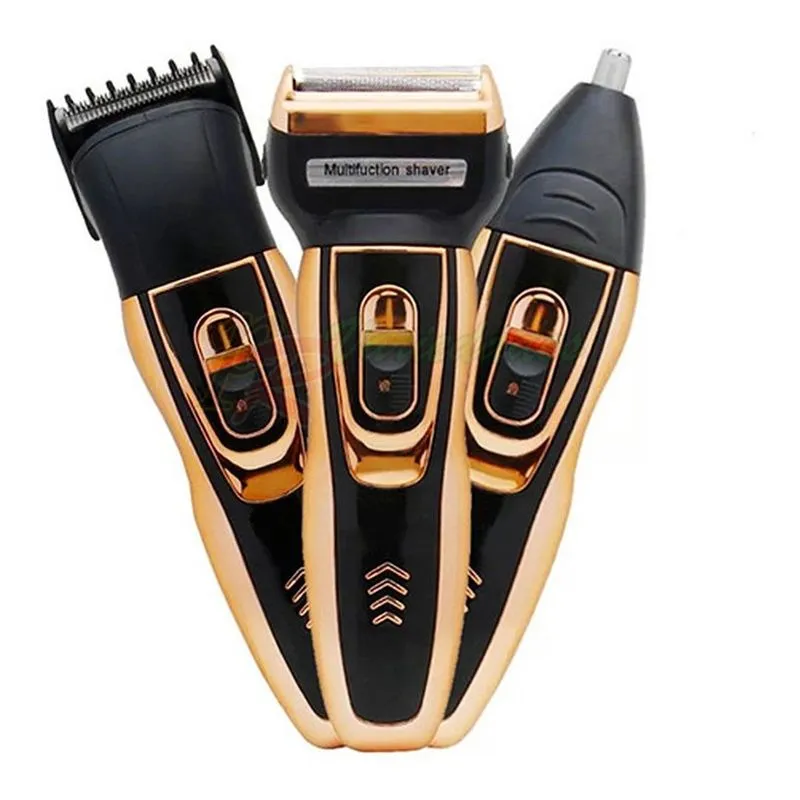3 Maquina Acabamento Cabelo Barba Daling Recarregável 3x1