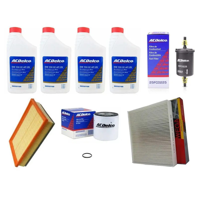 Kit 5w30 Sintético +4 Filtros Prisma Joy Ls Lt Ltz 2013 A 16
