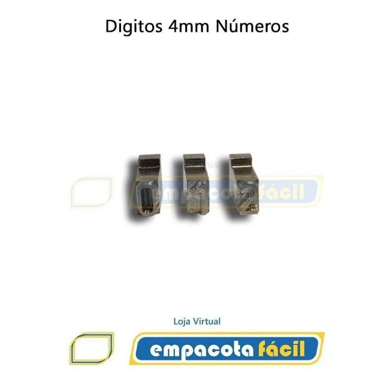 Dígitos 4mm (números) Para Datador Hotstamping 0
