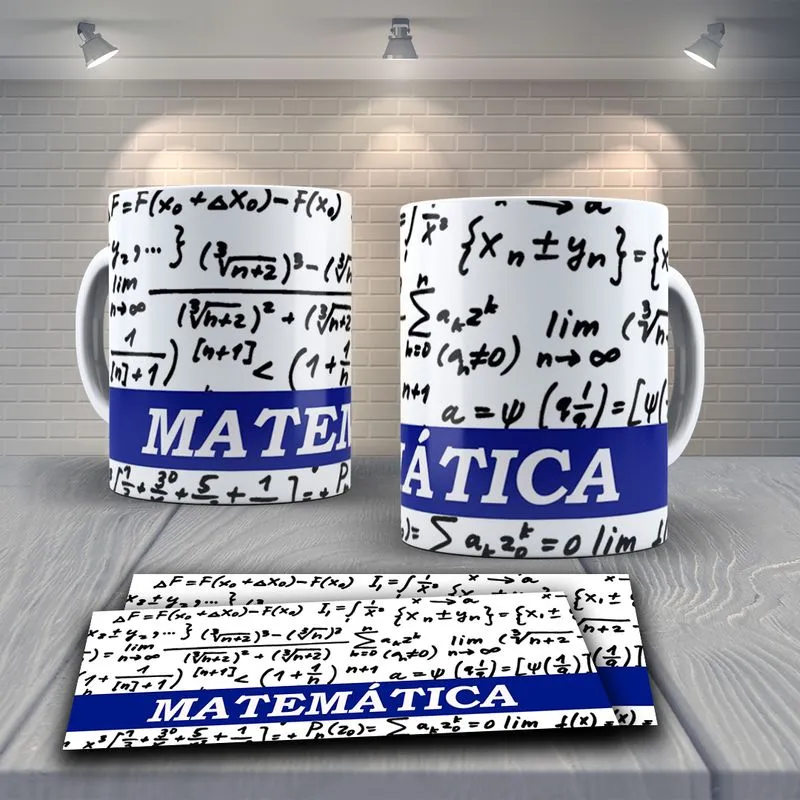 Caneca Profissões Matemático Mod 8