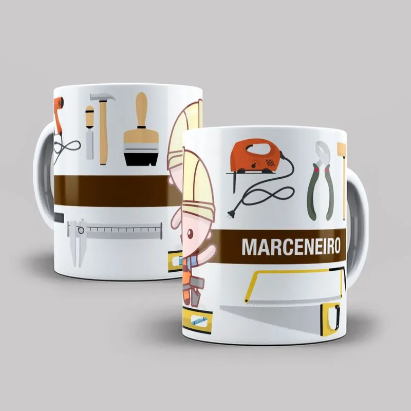 Caneca Profissões Manicure Mod 9