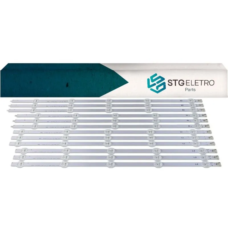 Kit 12 Barras Led 50ln5400 50ln5700 50la6200 R1 L1 R2 L2