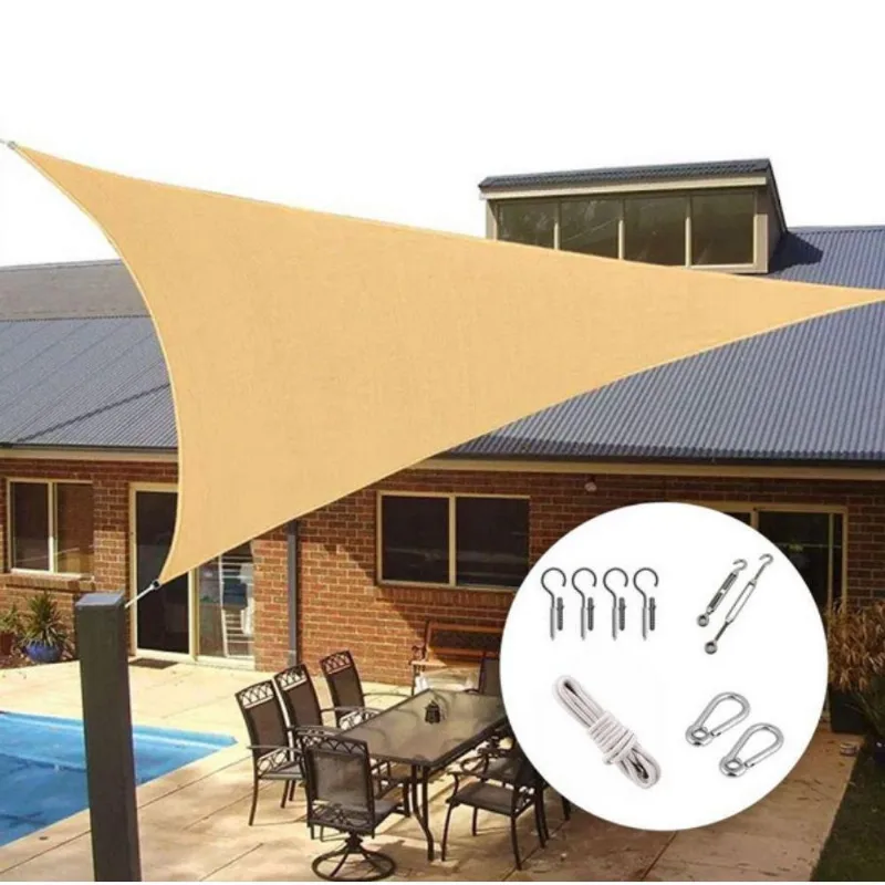 Tela Sombreamento Sombralux 90% Uv, Triangulo 4 X 4 X 5.6M